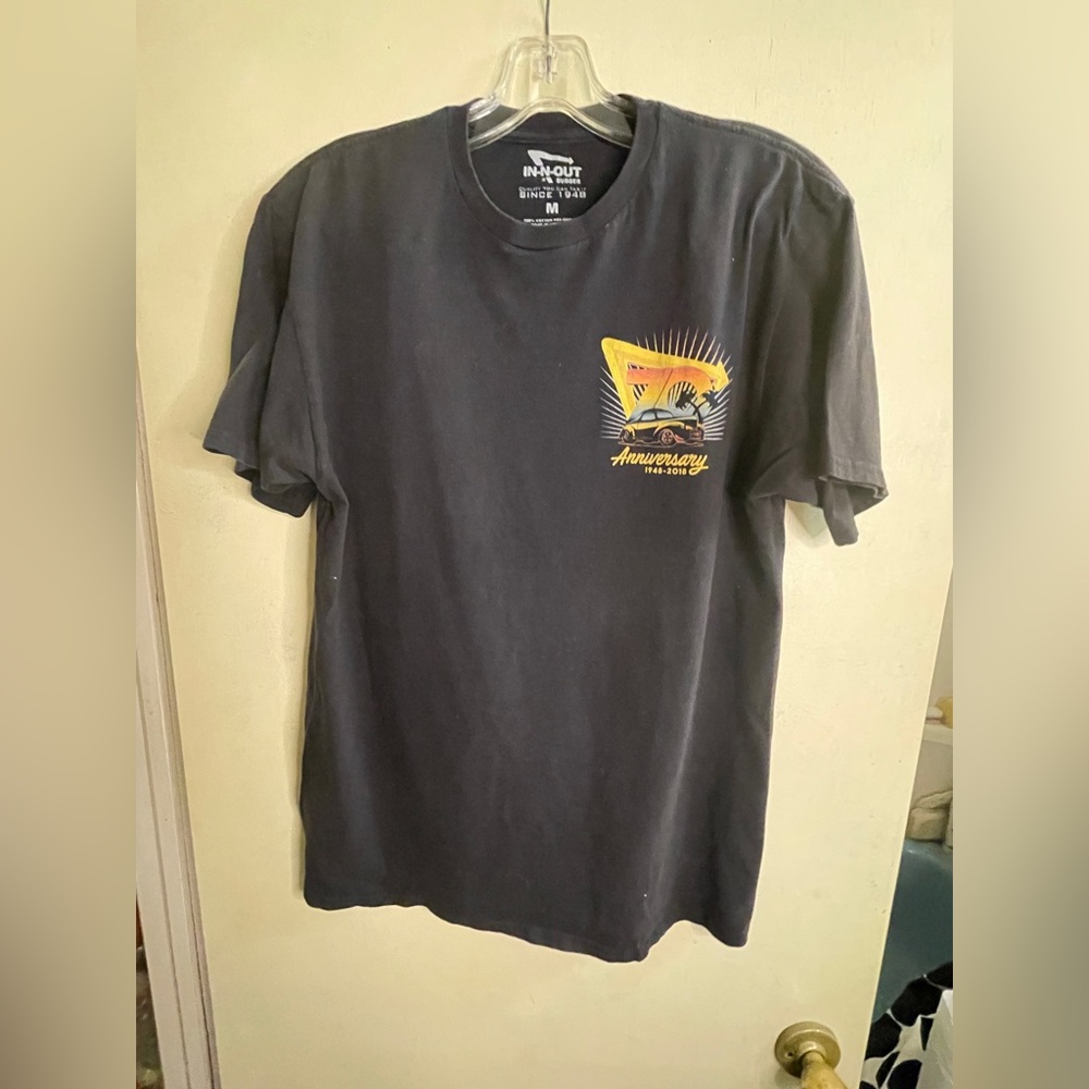 In-N-Out Burger T-Shirt Medium 70th Anniversary Sided Graphic